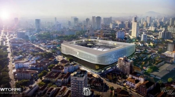 太阳报：桑托斯俱乐部将建造新运动活动    场  ，耗资9600万英镑有18层楼高