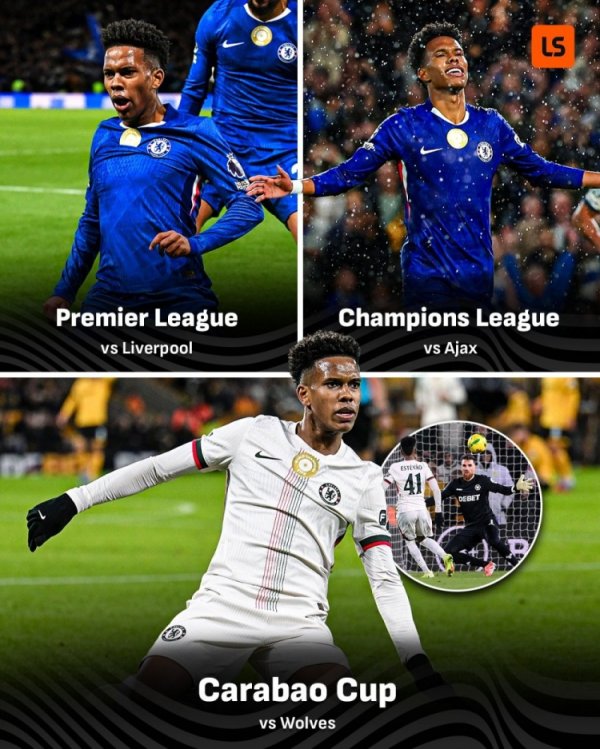 前途光明！18岁埃斯特旺本赛季参加三项赛事均取得得分